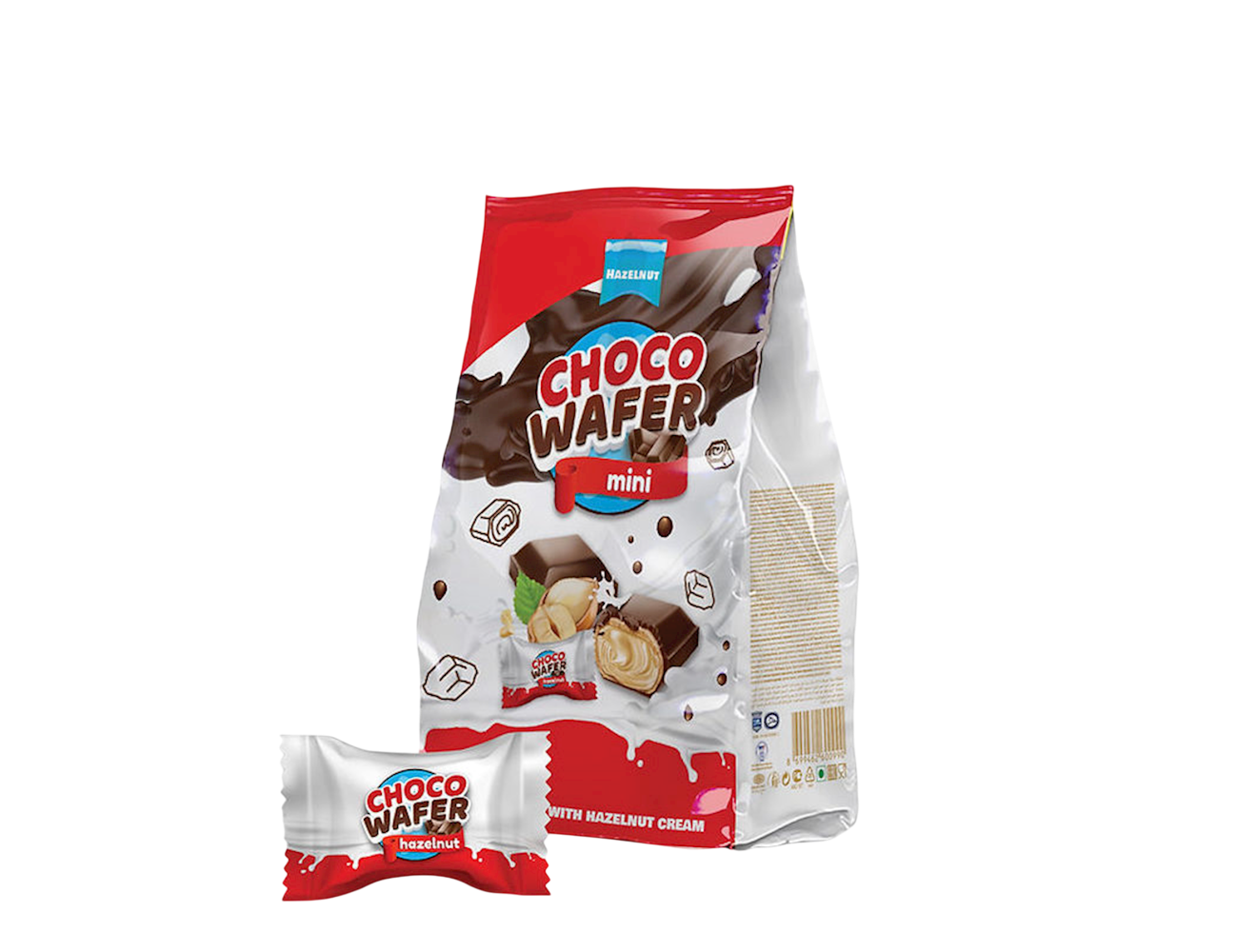 Choco Wafer Mini Hazelnut ANL 10 items per pack Prestige Concept