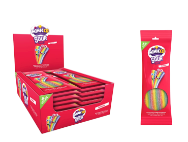 Minicco Vegan Rainbow Tutti Frutti Sour Belts