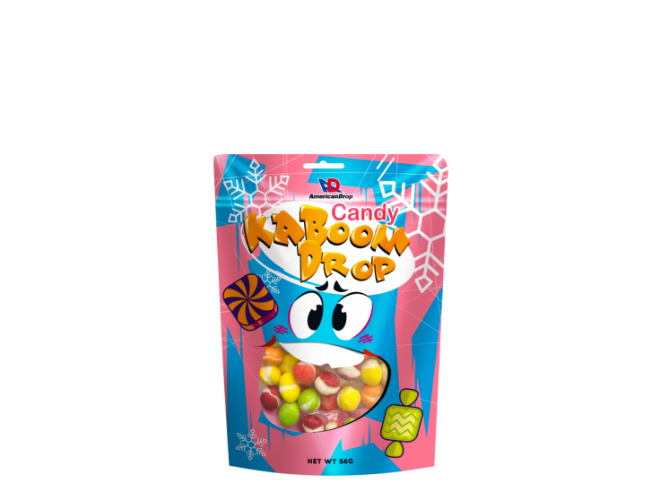 KaBoom Drop Freeze Dried Candy, Skittles (Chewy Dragee) | AMERICAN