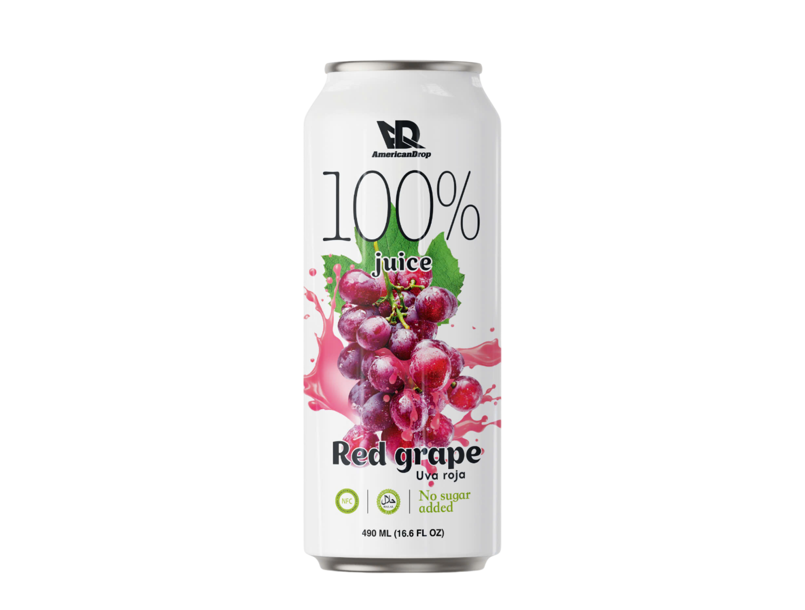 100% Red Grape juice, no pulp | AMERICAN DROP | 24 items per pack