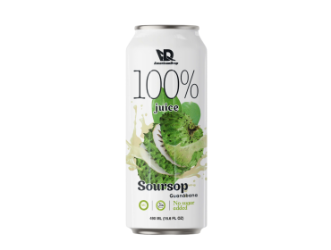 100% Soursop juice, no pulp