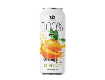 100% Orange juice, no pulp