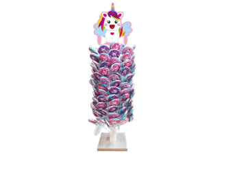 Stand Spiral Lolly Unicorn Candy