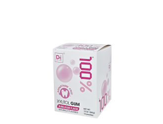 100% Xylitol Chewing Gum Bubblegum (Pouch)