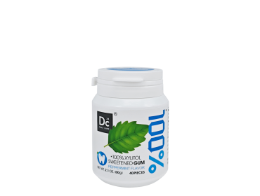 100% Xylitol Chewing Gum Peppermint (Bottle)