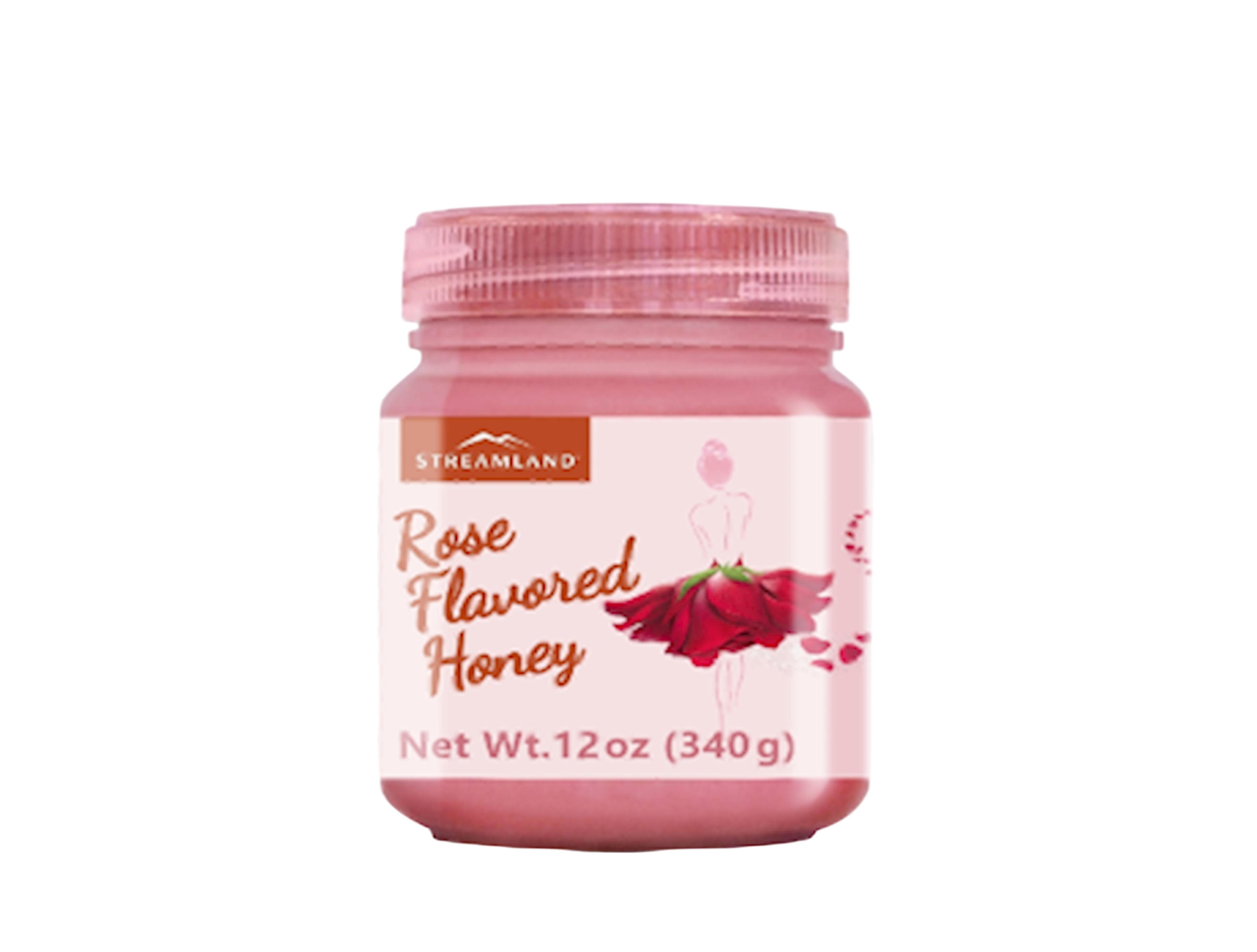 Rose Flavoured Honey | Streamland | 12 items per pack | Prestige