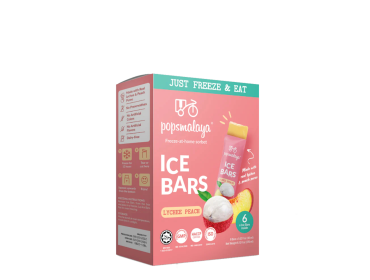 Popsmalaya Ice Bars, Lychee Peach