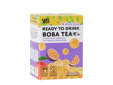 Instant Passion Fruit Green Tea + Mango Boba