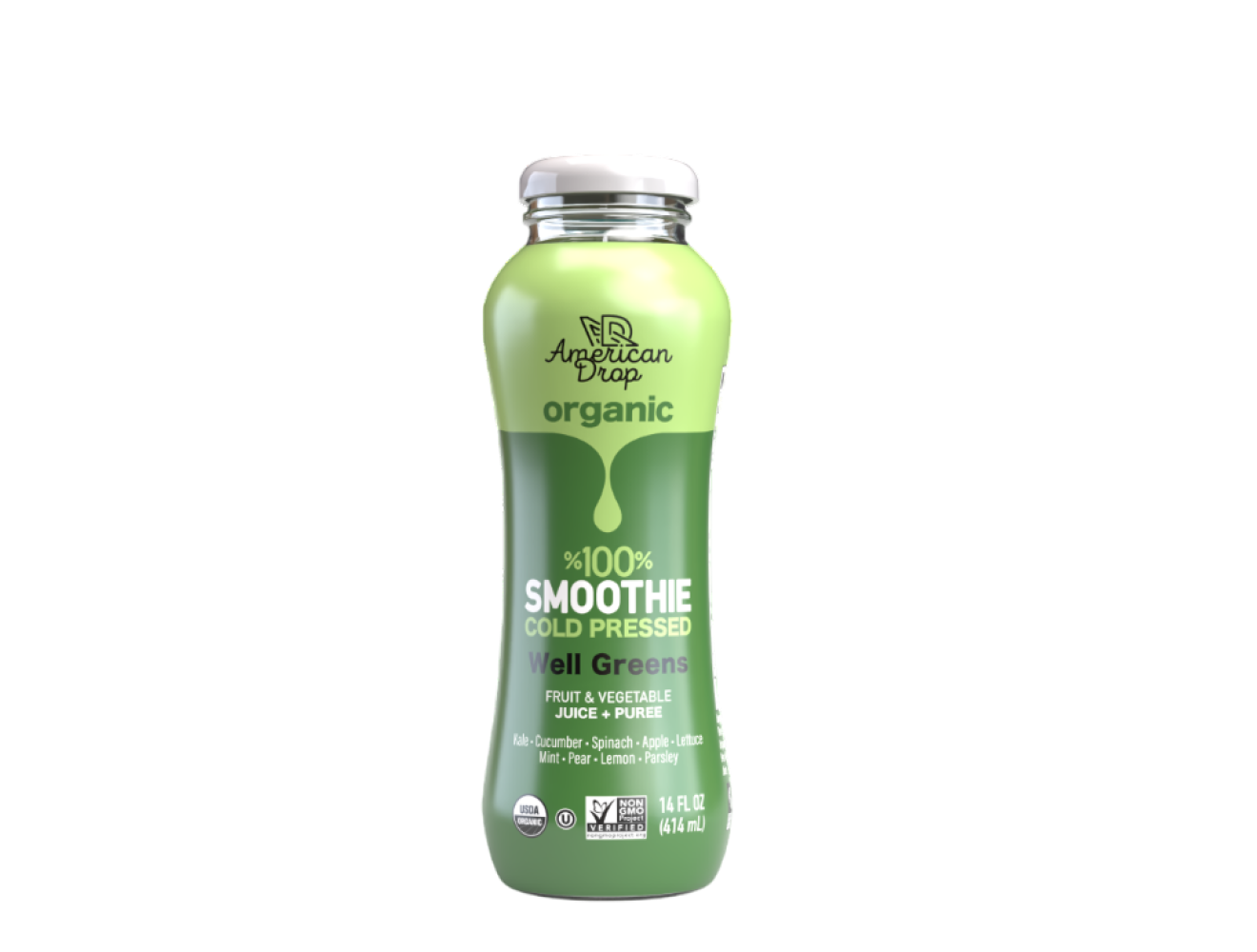 Organic Smoothie Well Greens | AMERICAN DROP | 12 items per pack