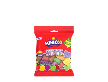 VEGAN MULTICOLOUR MULTIFAVOUR SOUR BELTS
