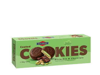 Coated Cookies Pistachio & Chocolate