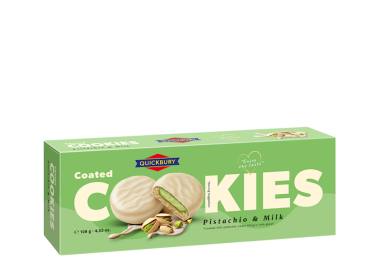 Coated Cookies Pistachio & Milk