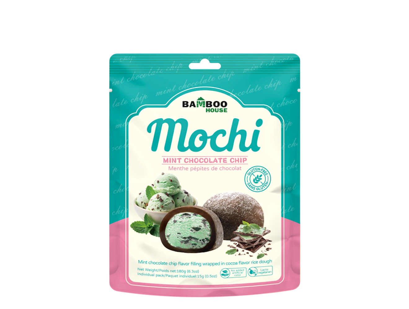 Mochi Mint Chocolate Chip Flavour | Bamboo House | 20 items per
