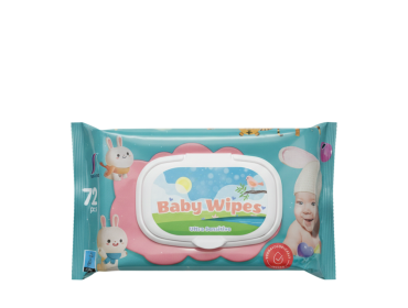 Whiteday 72 pcs Wet Wipes Cute Rabbit