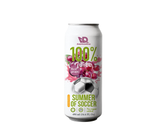 100% RED GRAPE juice NO PULP SUMMER OF SOCCER