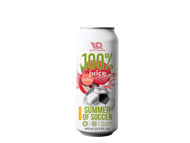100% LYCHEE juice NO PULP SUMMER OF SOCCER