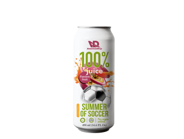 100% PASSION FRUIT juice NO PULP SUMMER OF SOCCER