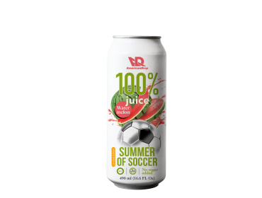 100% WATERMELON juice NO PULP SUMMER OF SOCCER